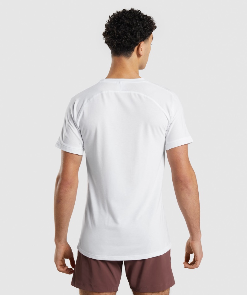 Gymshark Studio Amplify T-skjorte Hvit