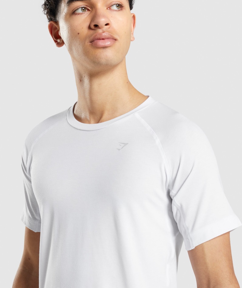 Gymshark Studio Amplify T-skjorte Hvit