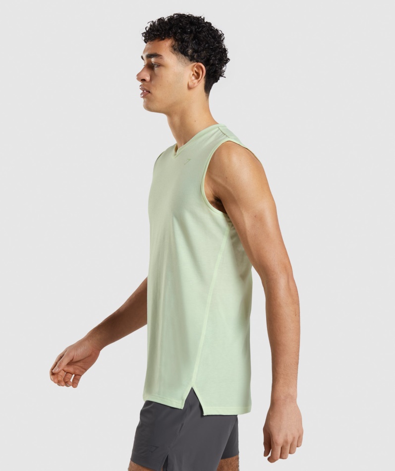 Gymshark Studio Amplify Tank Agurk Grønn