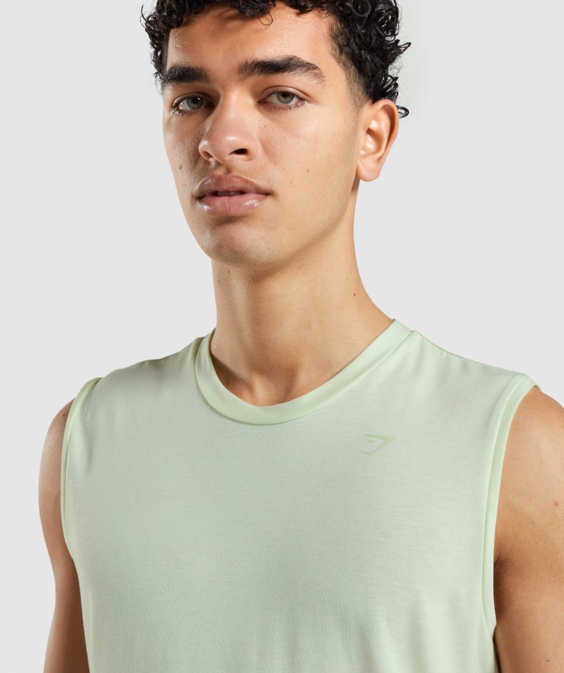 Gymshark Studio Amplify Tank Agurk Grønn