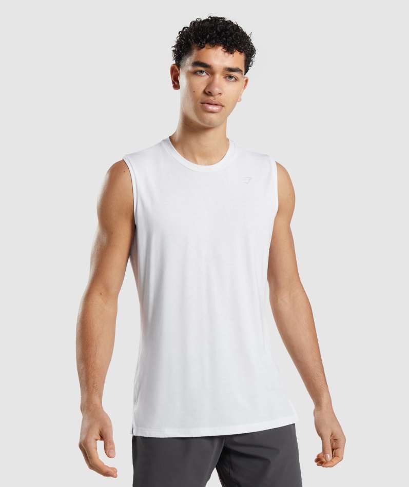 Gymshark Studio Amplify Tank Hvit