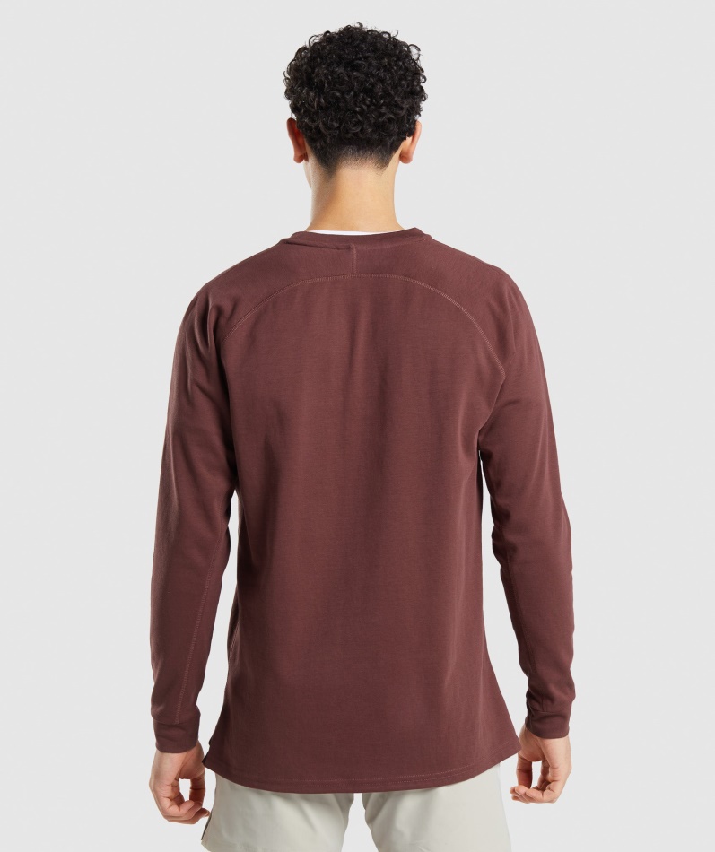 Gymshark Studio Crew Kirsebærbrun