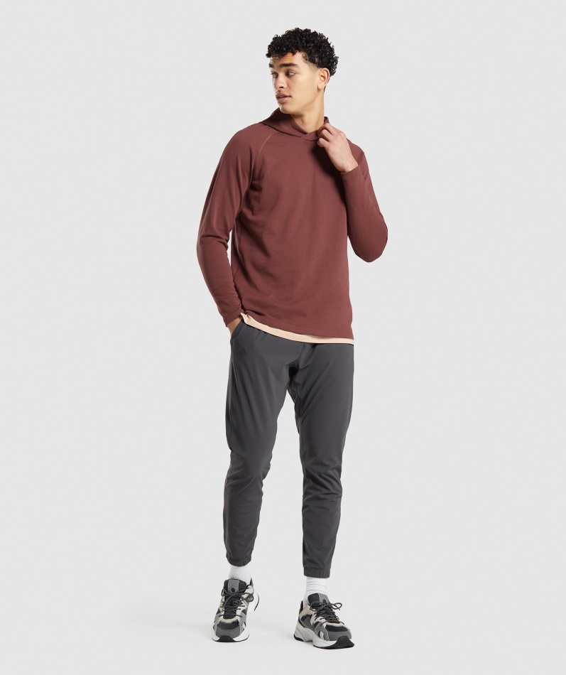 Gymshark Studio Hettegenser Kirsebærbrun
