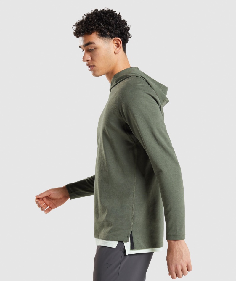 Gymshark Studio Hettegenser Kjerne Oliven