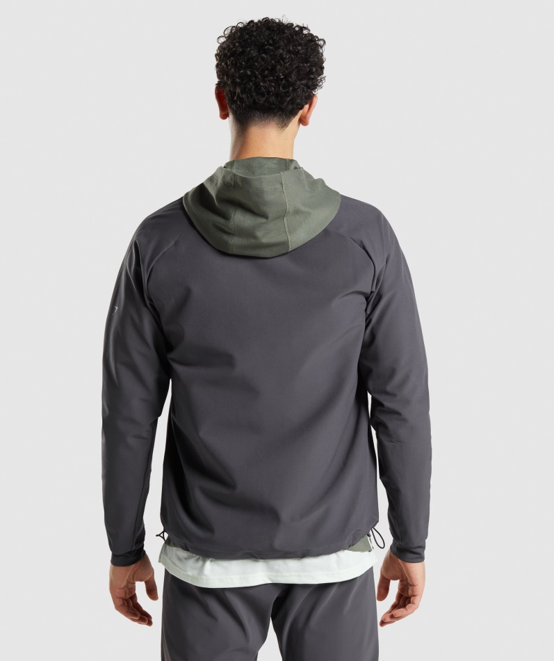 Gymshark Studiojakke Onyx Grå