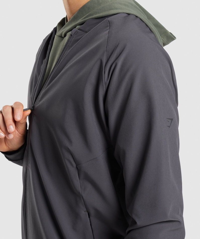 Gymshark Studiojakke Onyx Grå
