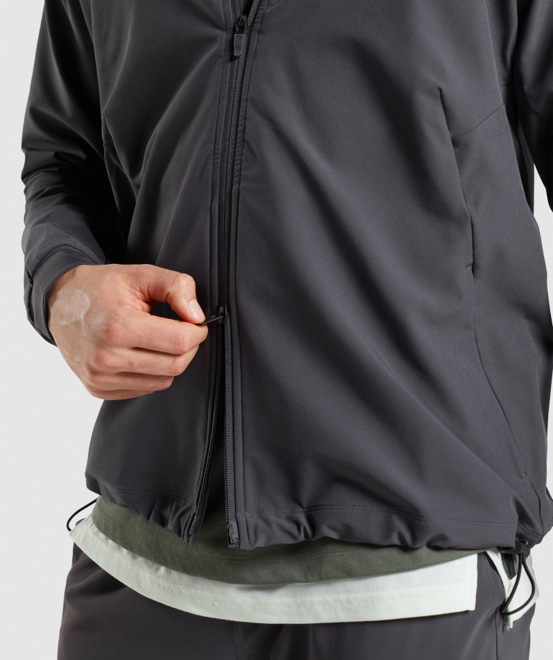 Gymshark Studiojakke Onyx Grå