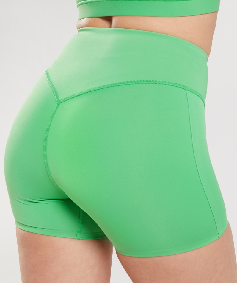 Gymshark Studioshorts Eplegrønn