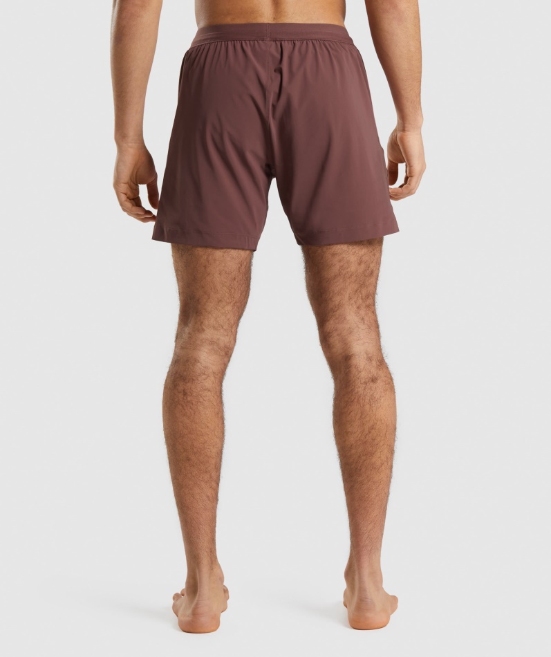 Gymshark Studioshorts Kirsebærbrun
