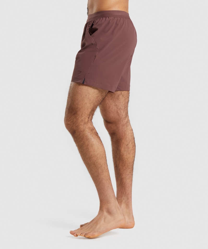 Gymshark Studioshorts Kirsebærbrun