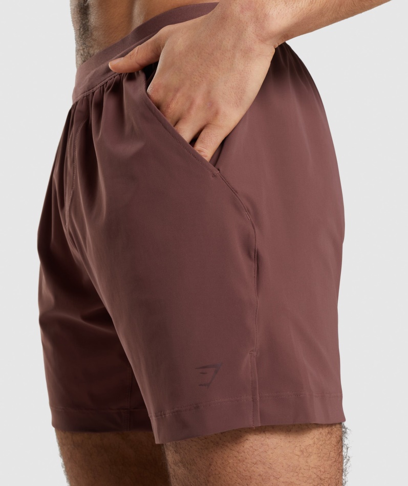 Gymshark Studioshorts Kirsebærbrun