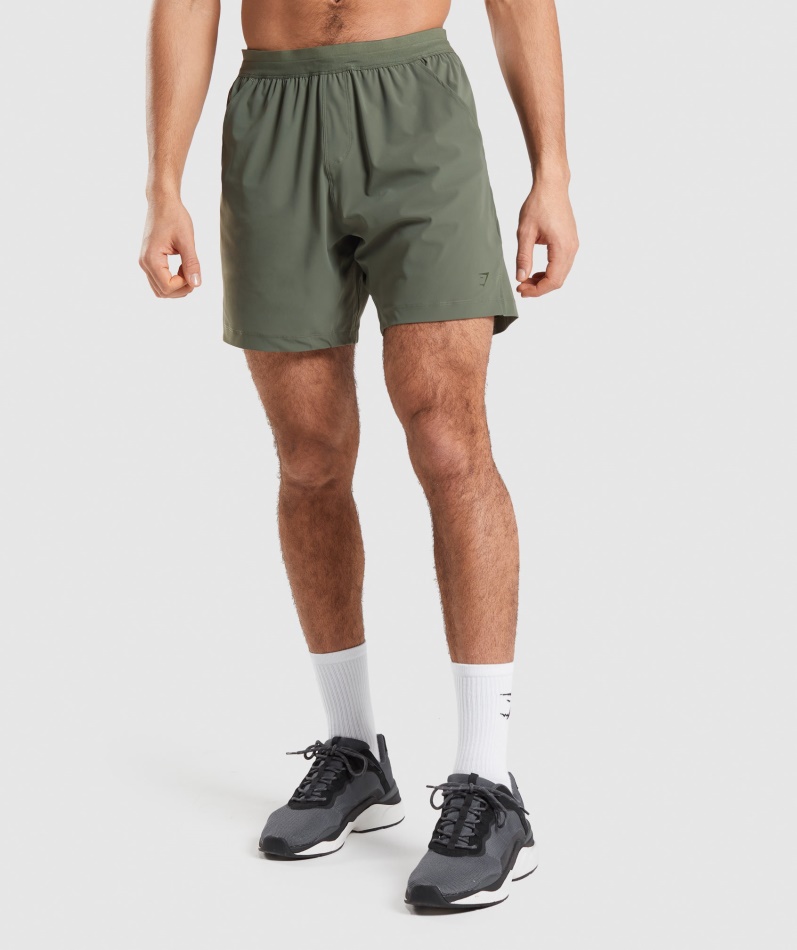 Gymshark Studio Shorts Core Oliven