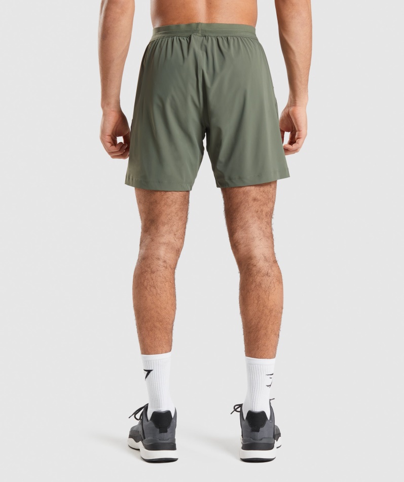 Gymshark Studio Shorts Core Oliven
