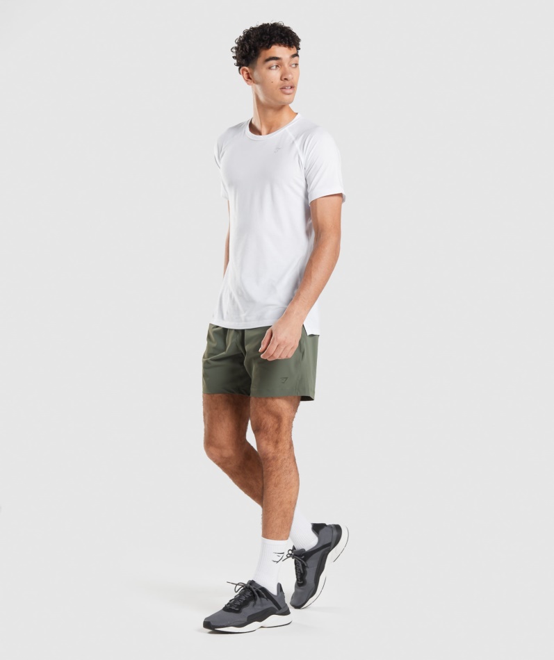 Gymshark Studio Shorts Core Oliven