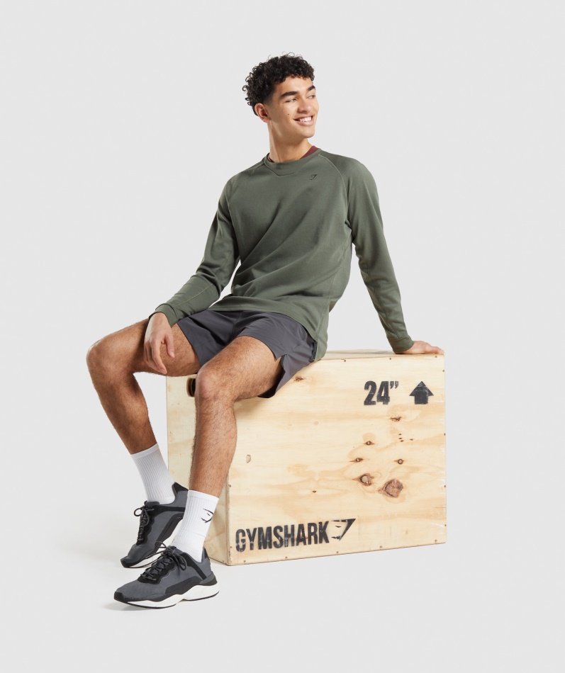 Gymshark Studioshorts Onyx Grå