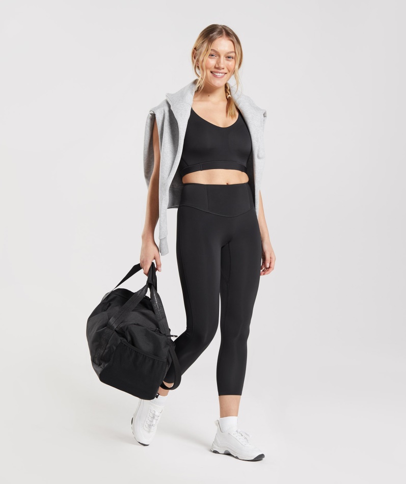 Gymshark Studio Sports-bh Svart