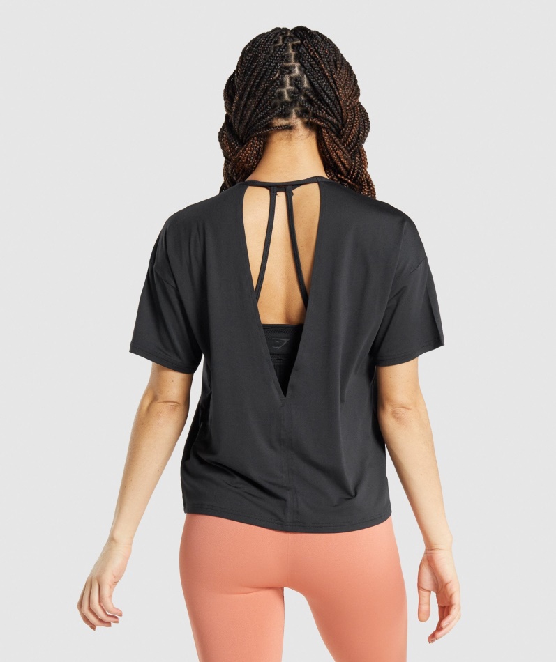 Gymshark Studio T-skjorte Svart