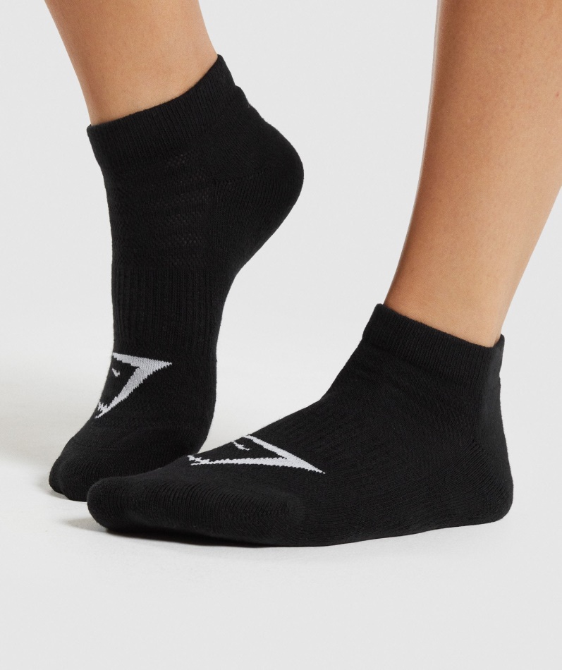 Gymshark Trener Sokker 3pk Svart