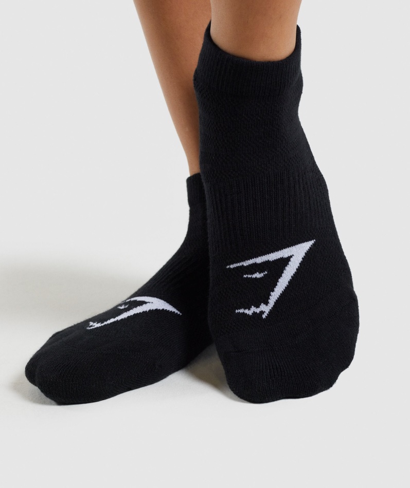 Gymshark Trener Sokker 3pk Svart