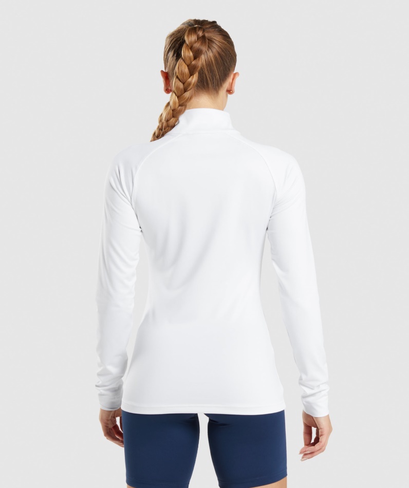 Gymhai Trening 1/4 Zip Hvit