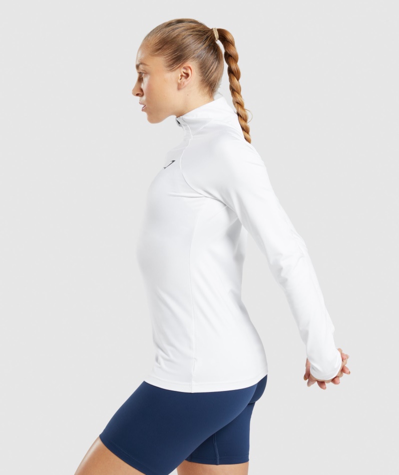 Gymhai Trening 1/4 Zip Hvit