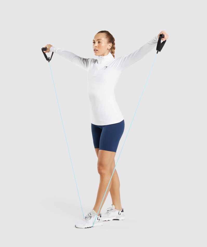 Gymhai Trening 1/4 Zip Hvit