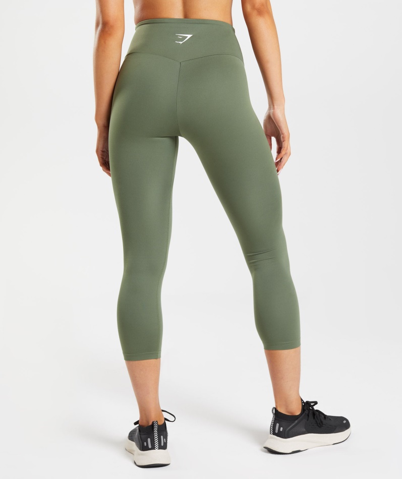 Gymshark Trening 7/8 Leggings Kjerne Oliven