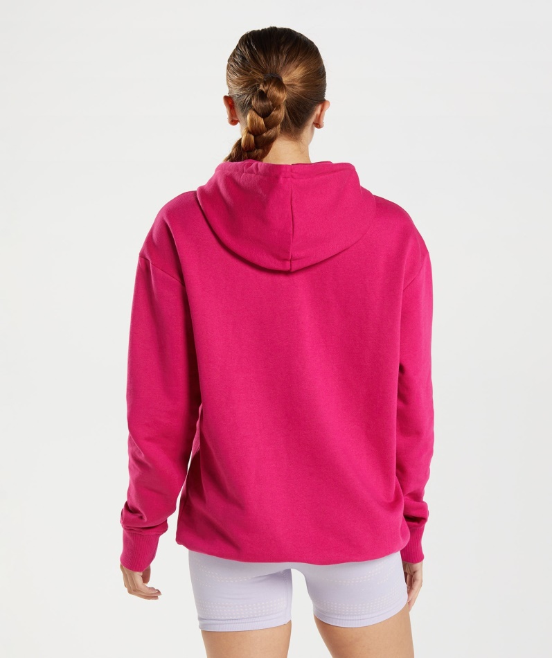 Gymshark Trening Kjæreste Hettegenser Magenta Rosa