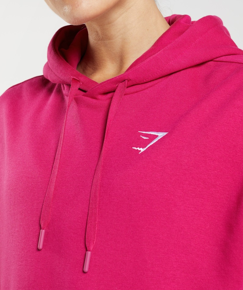 Gymshark Trening Kjæreste Hettegenser Magenta Rosa