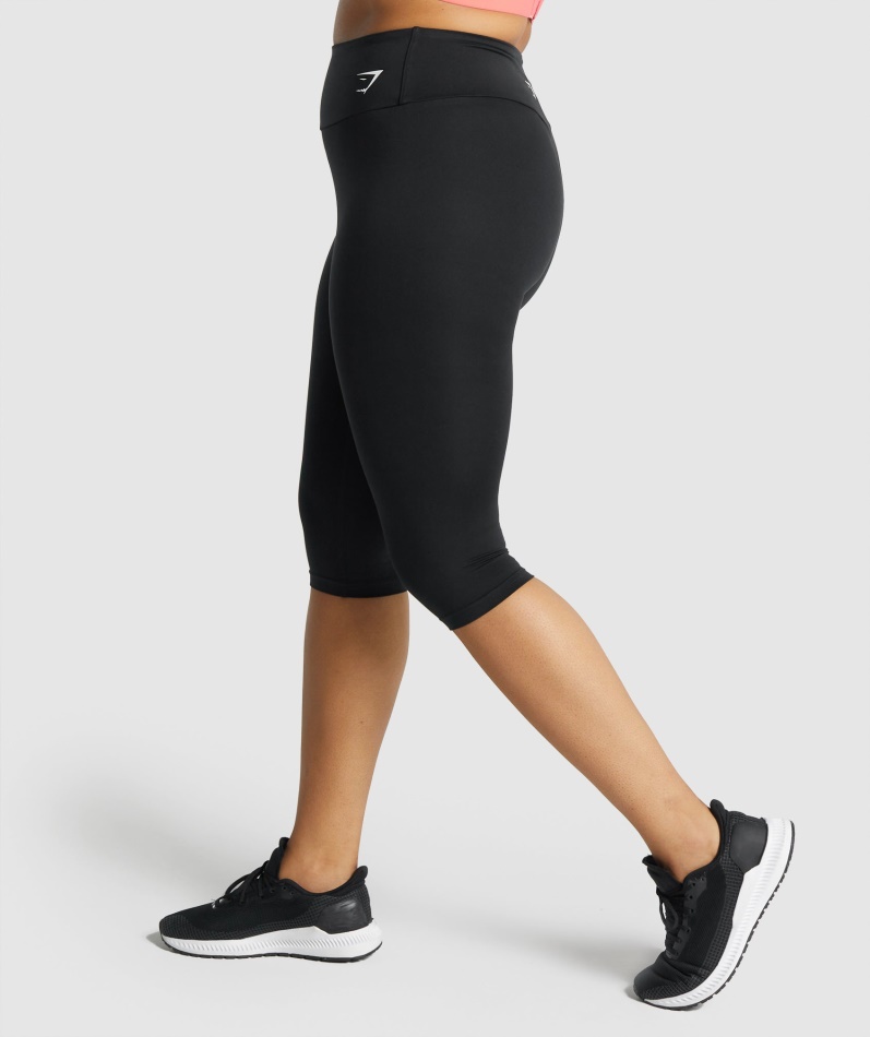 Gymshark Trening Cropped Leggings Svart