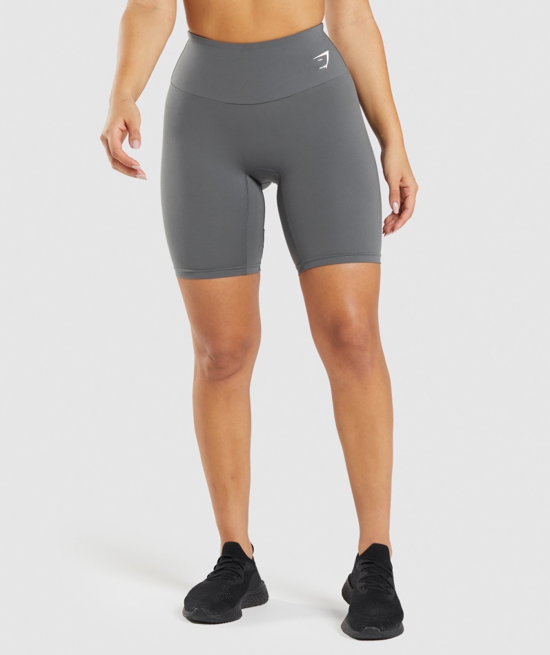 Gymshark Trening Sykkelshorts Koksgrå