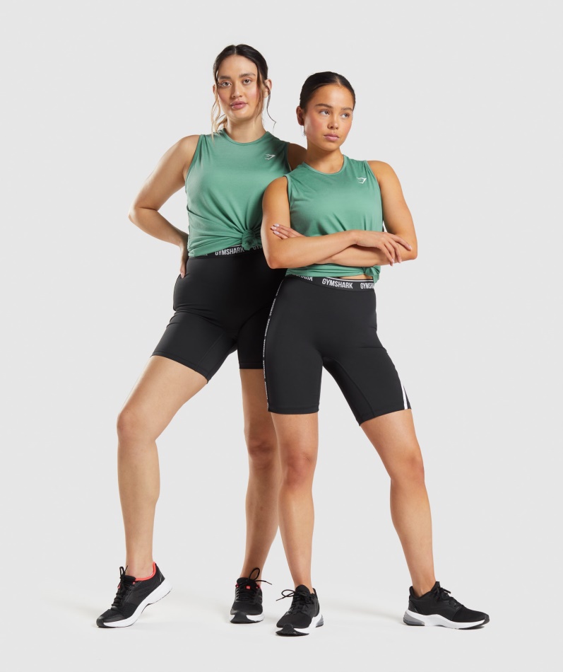 Gymshark Trening Drop Arm Tank Alpin Green