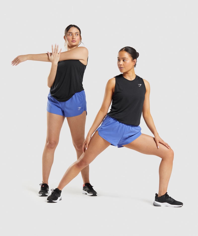 Gymshark Trening Drop Arm Tank Svart