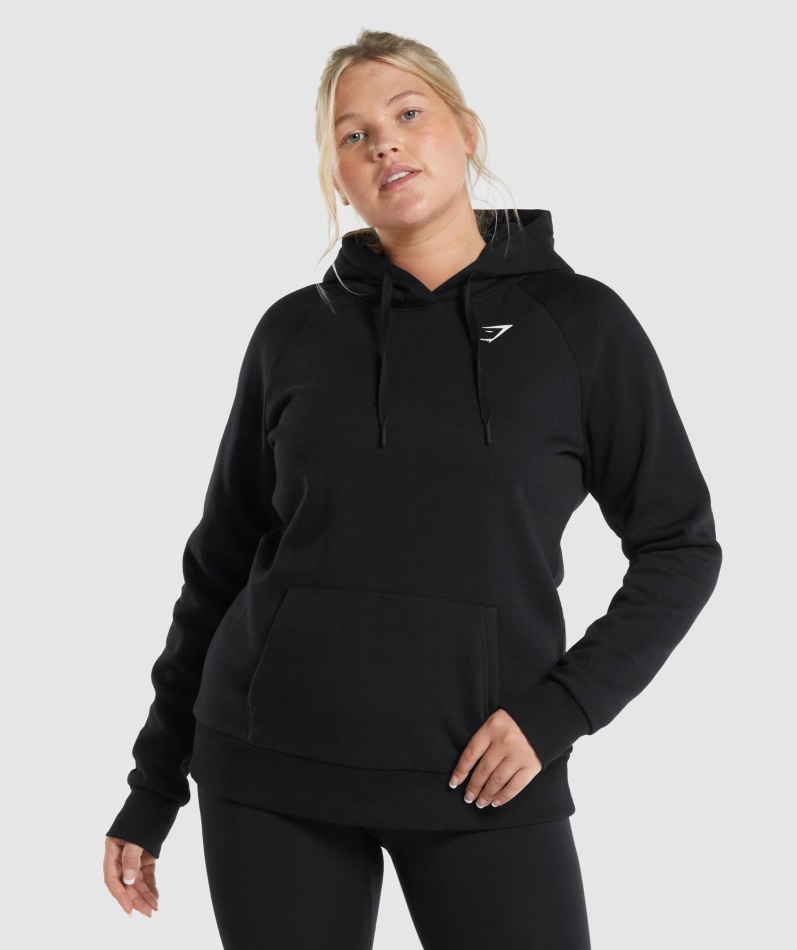 Gymshark Trening Hettegenser Svart