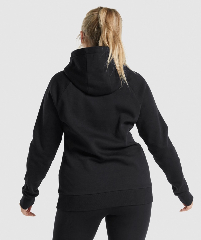Gymshark Trening Hettegenser Svart