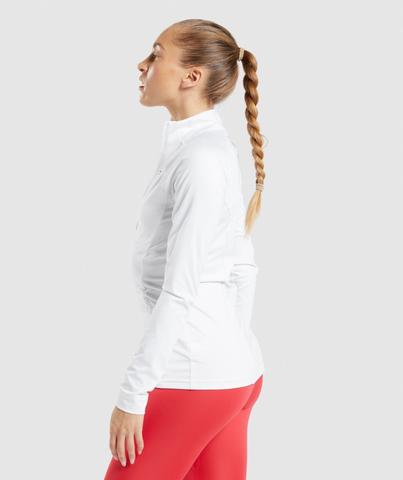 Gymshark Treningsjakke Hvit