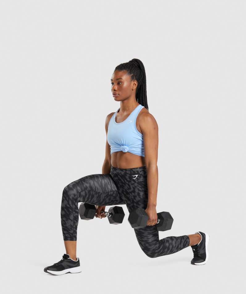 Gymshark Treningsleggings Svart Trykk