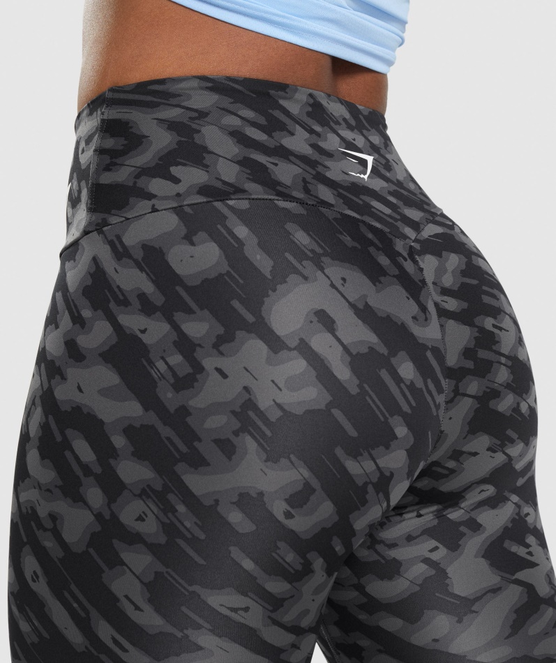 Gymshark Treningsleggings Svart Trykk