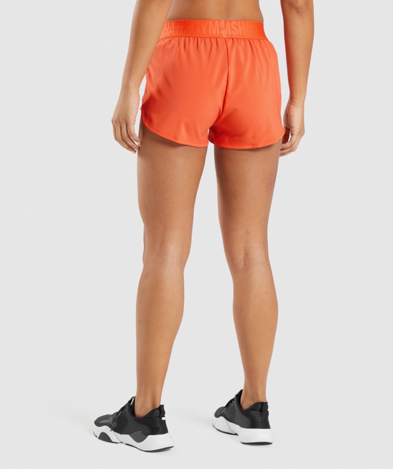 Gymshark Trening Loose Fit Shorts Papaya Orange