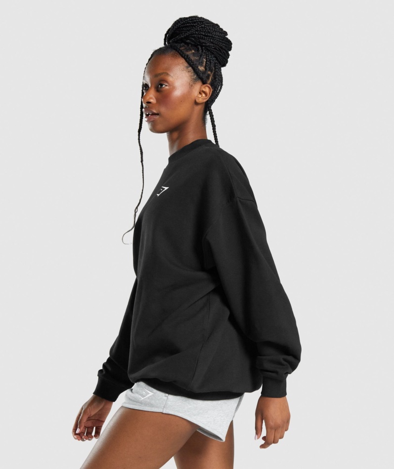 Gymshark Trening Oversized Sweatshirt Svart