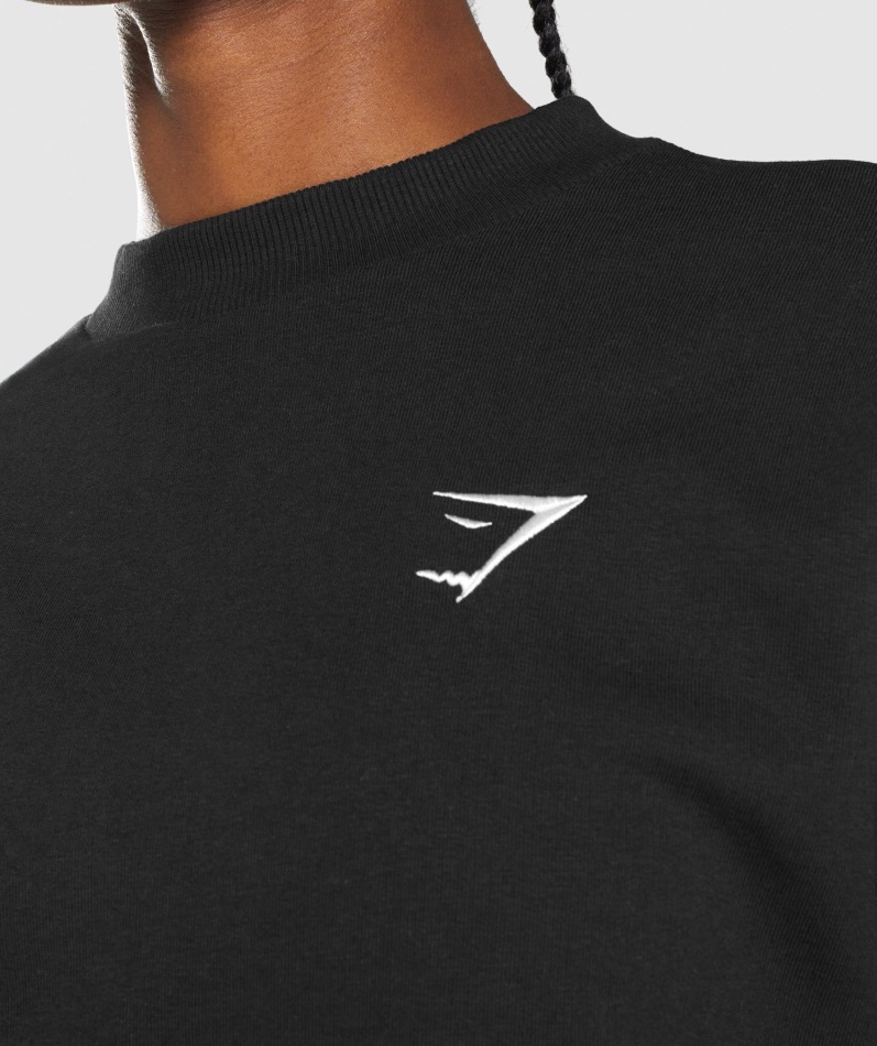 Gymshark Trening Oversized Sweatshirt Svart