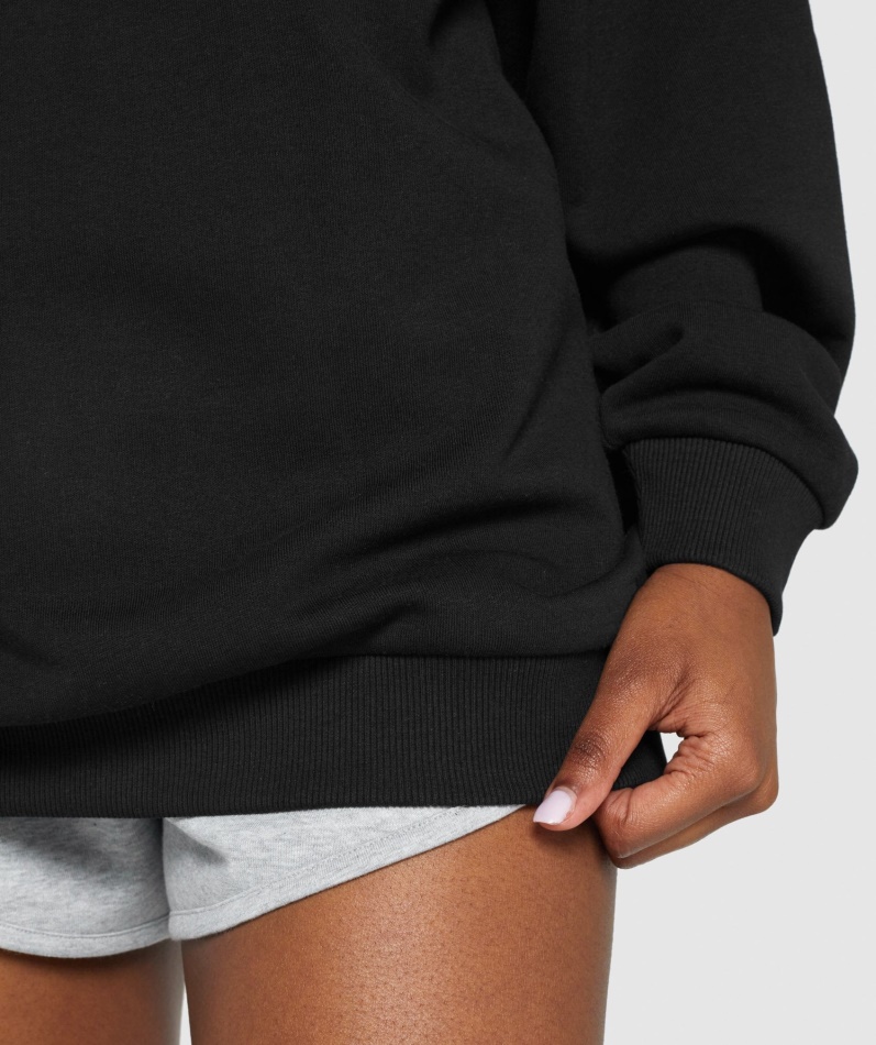 Gymshark Trening Oversized Sweatshirt Svart