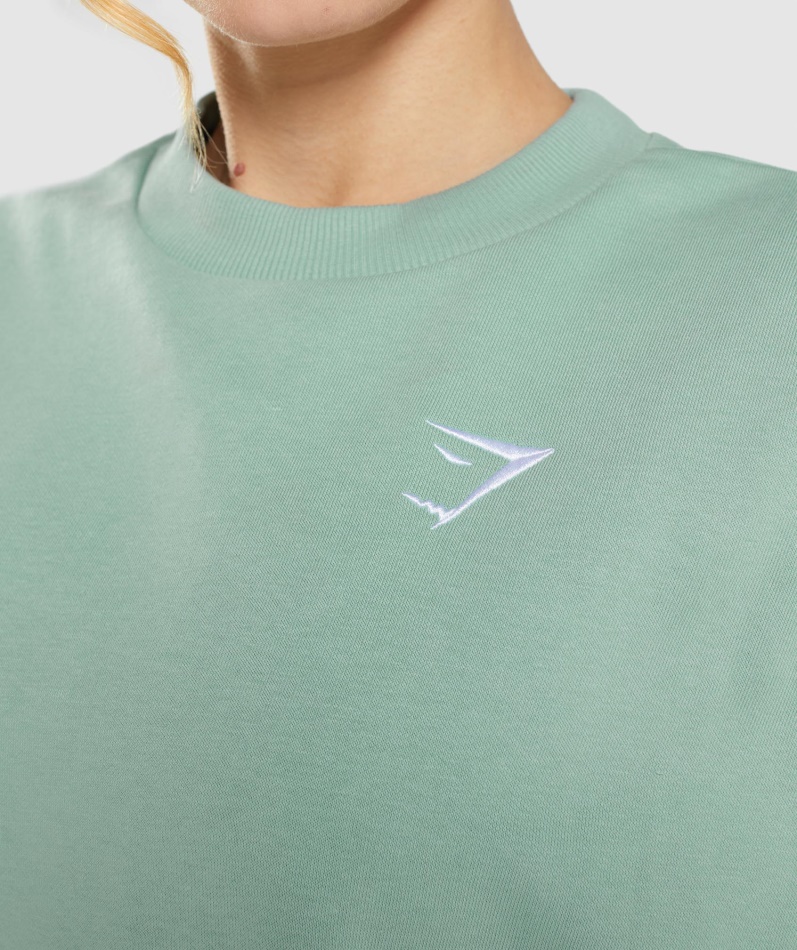 Gymshark Trening Oversized Sweatshirt Maya Blue