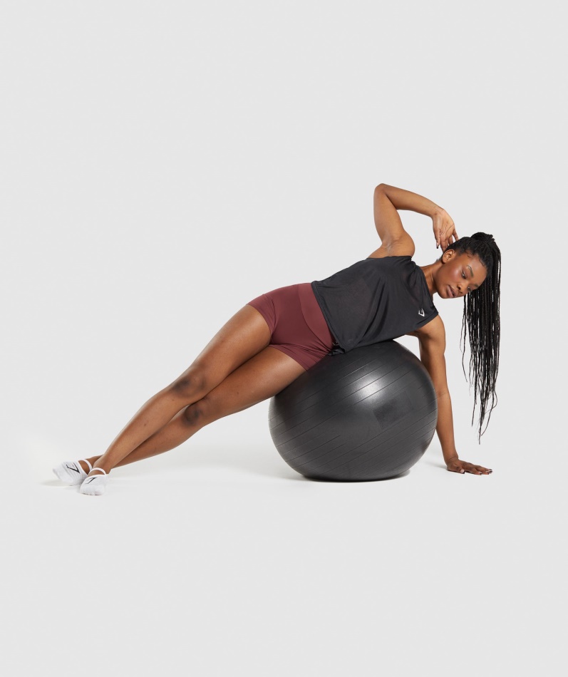 Gymshark Trening Overdimensjonert Tank Sort