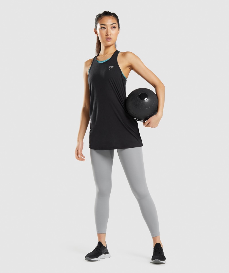 Gymshark Trening Oversized Vest Svart