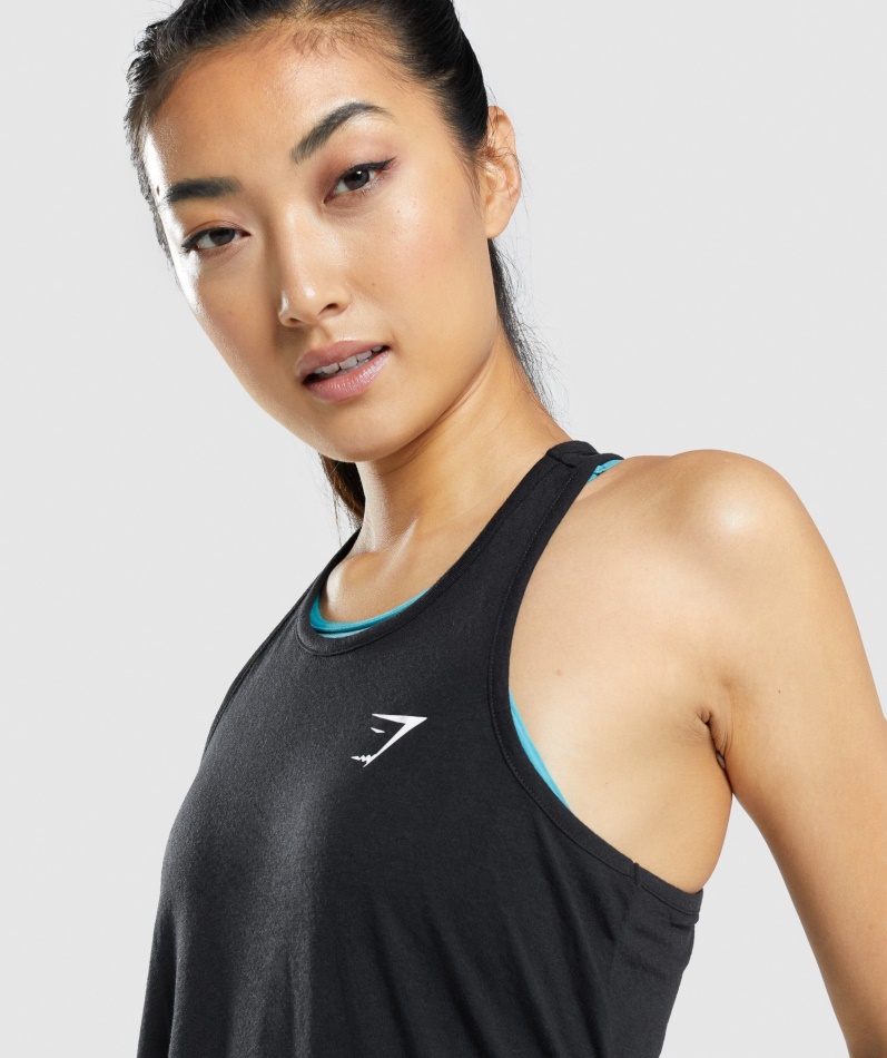Gymshark Trening Oversized Vest Svart