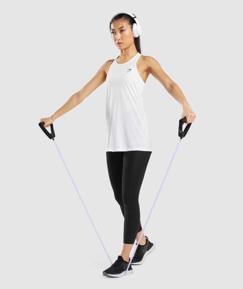 Gymshark Trening Oversized Vest Hvit