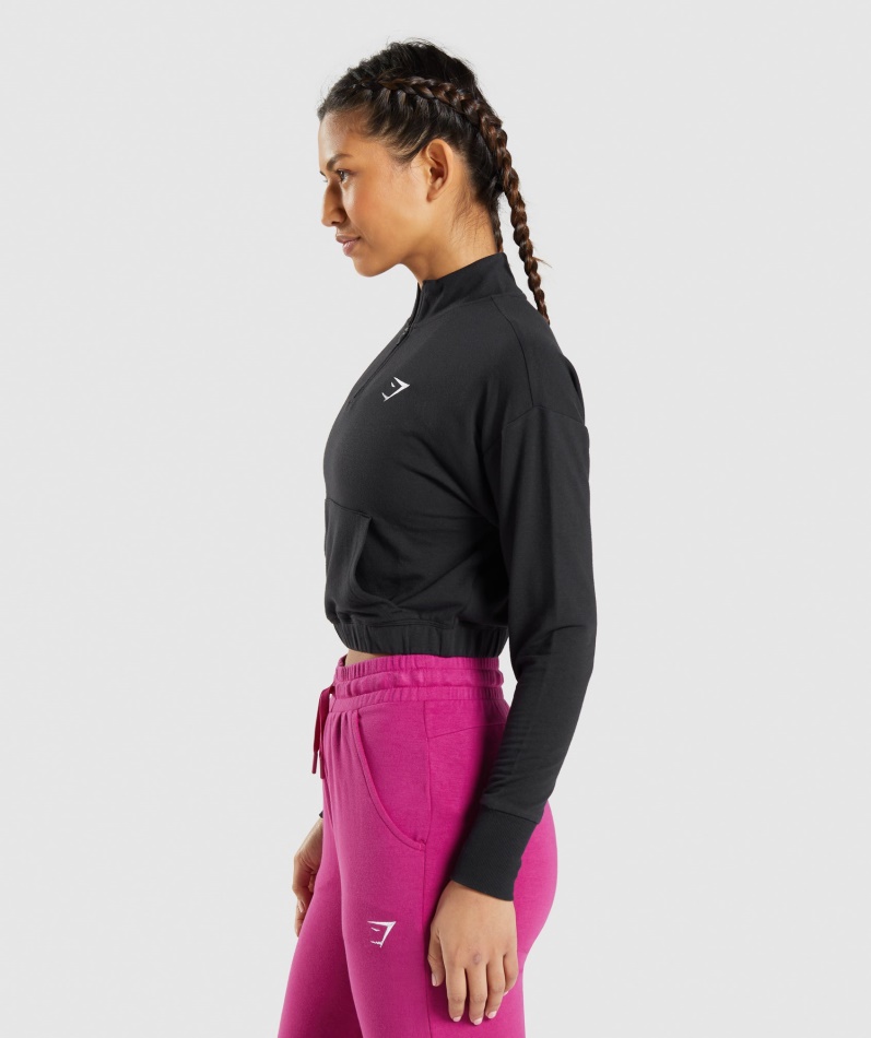 Gymshark Trening Pippa Genser Svart