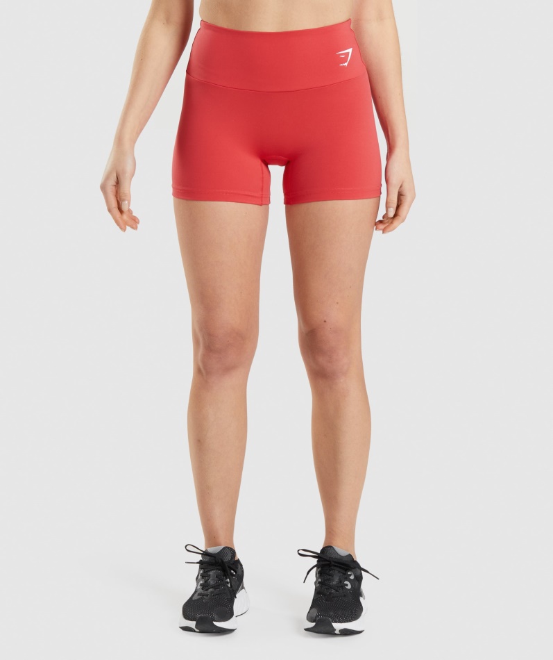 Gymshark Treningsshorts Rubinrød
