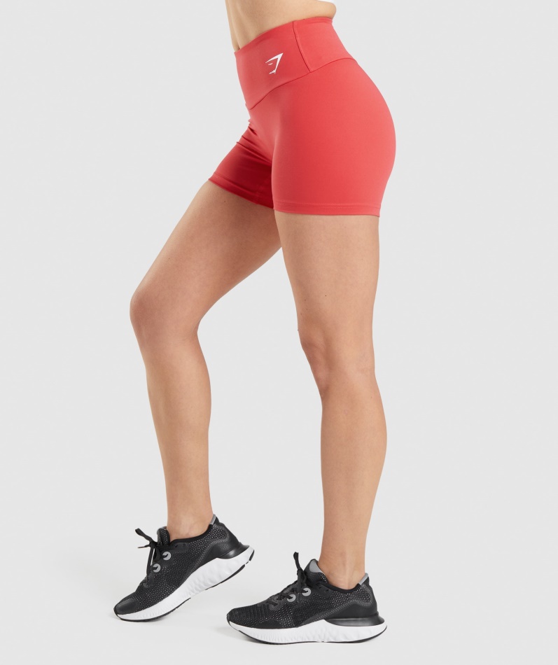 Gymshark Treningsshorts Rubinrød